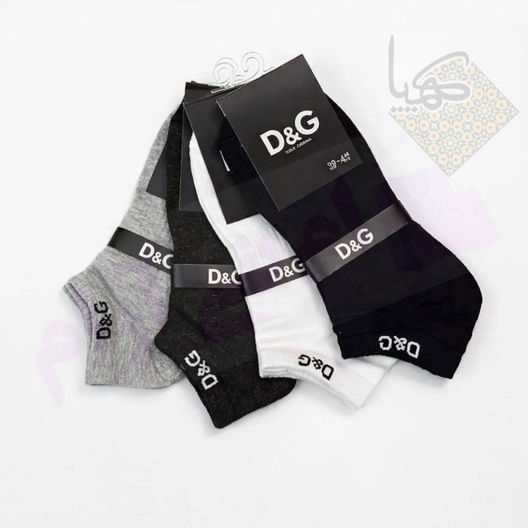 جوراب مچی مردانه D&G پک 3 عددی